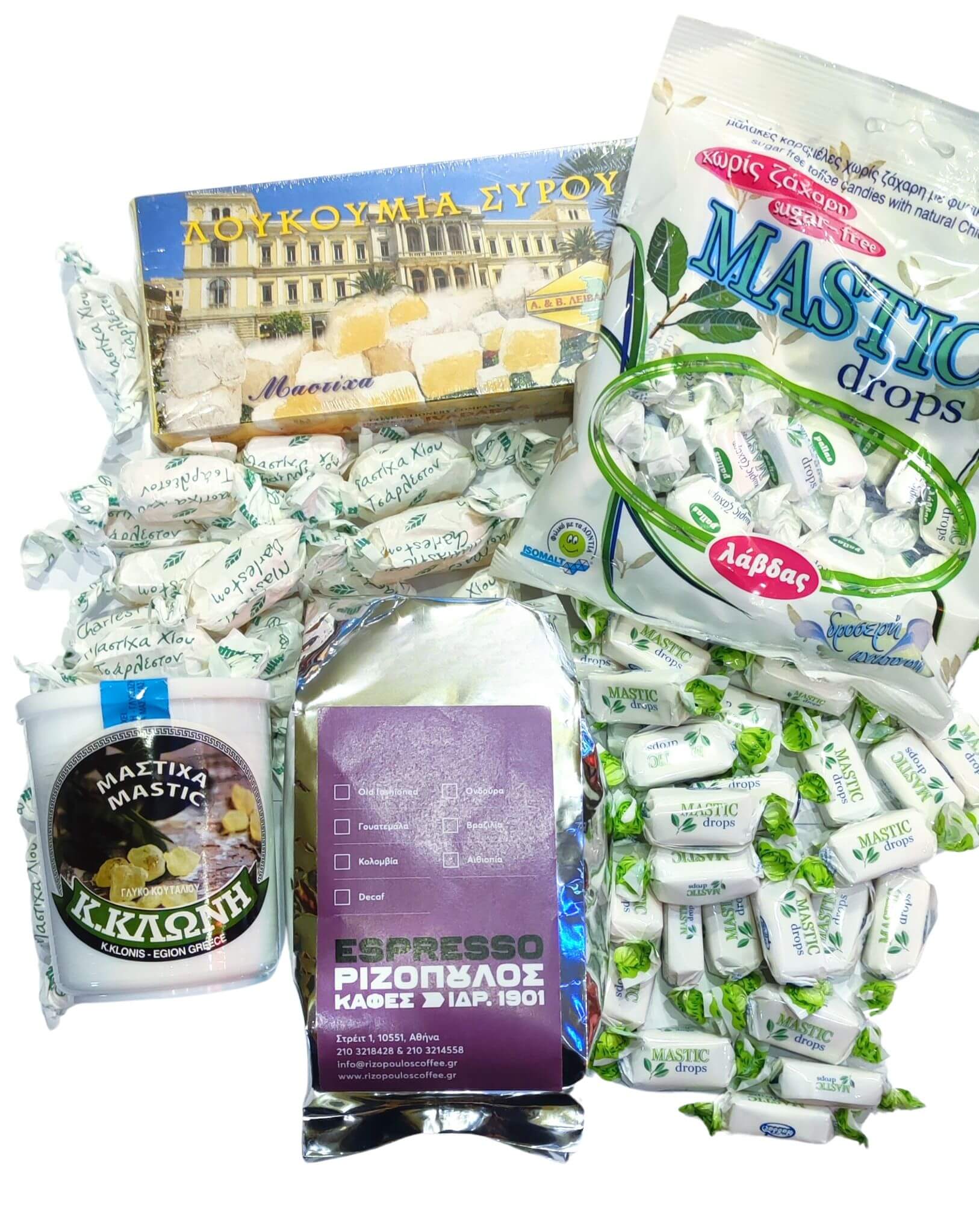 Aroma collection with Chios mastic & Espresso coffee Aroma collection with Chios mastic & Espresso coffee