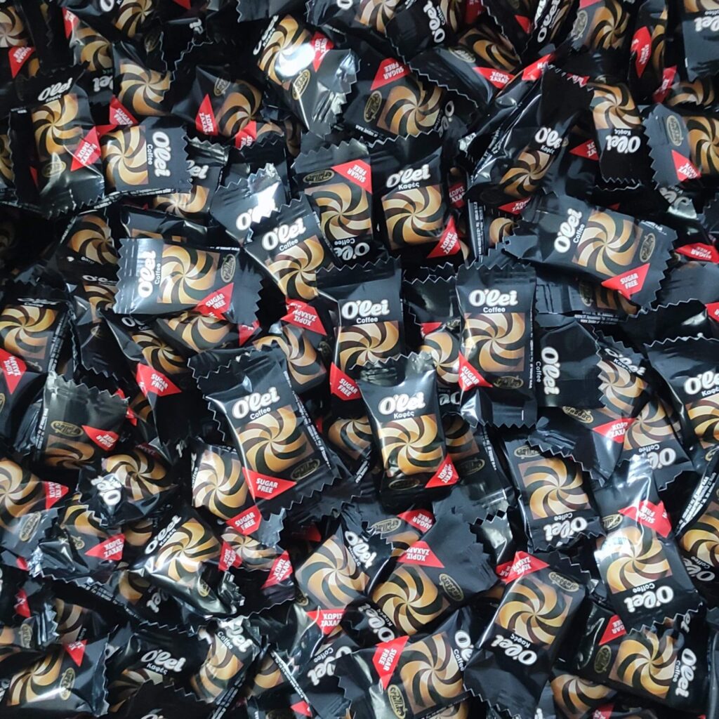 Sugar-free coffee candies