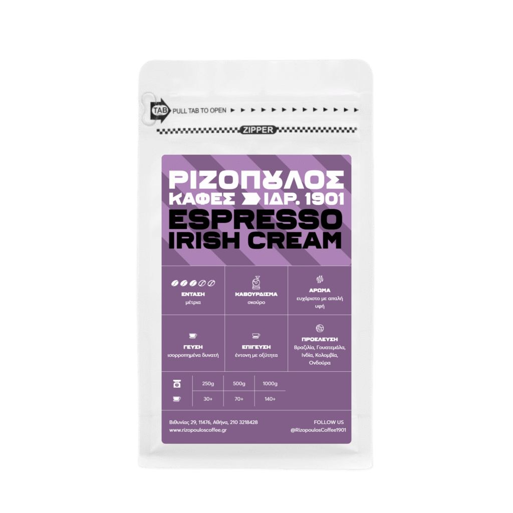 Espresso with Irish cream flavor Espresso with Irish cream flavor