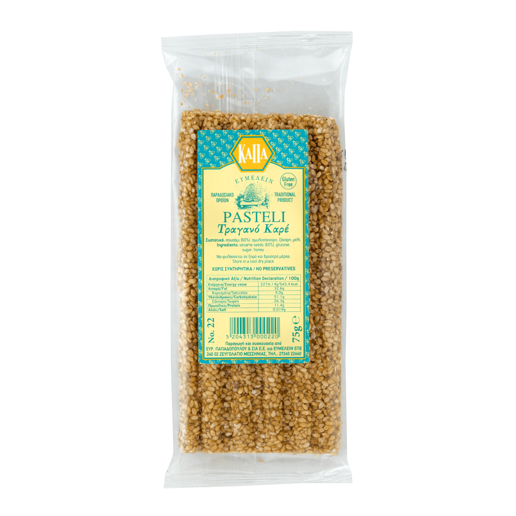 Crispy square brittle