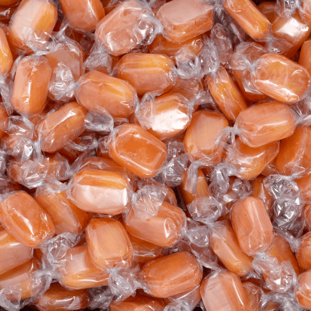 Crystaline mandarin candies