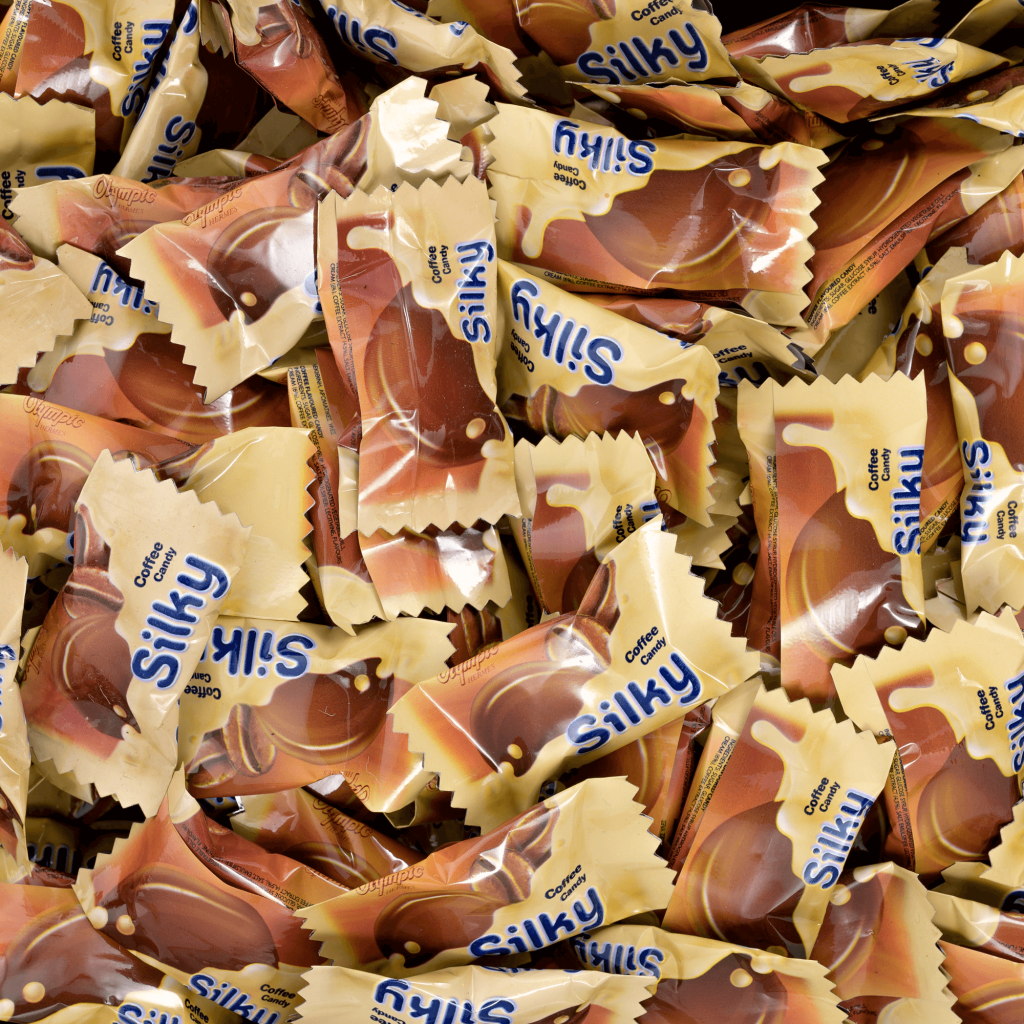 Silky coffee candies