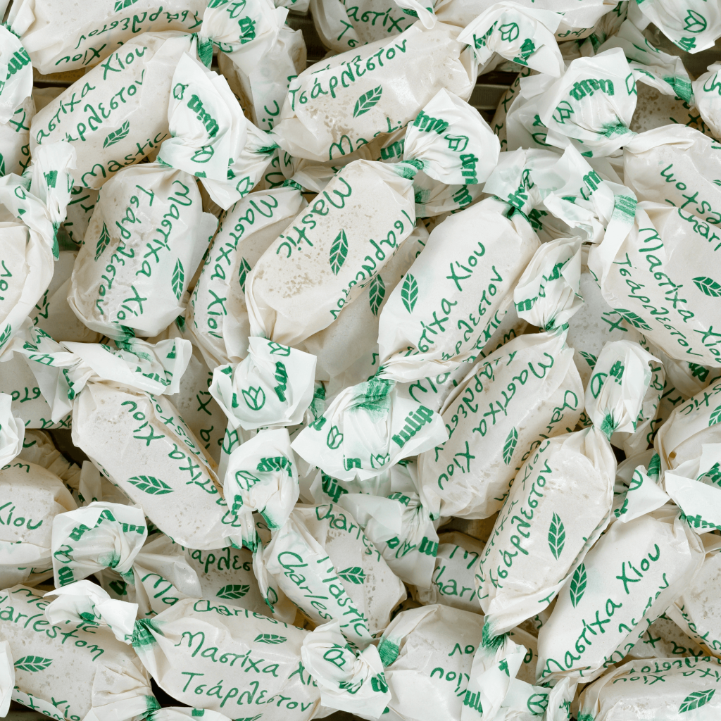 Charleston candies infused with mastic