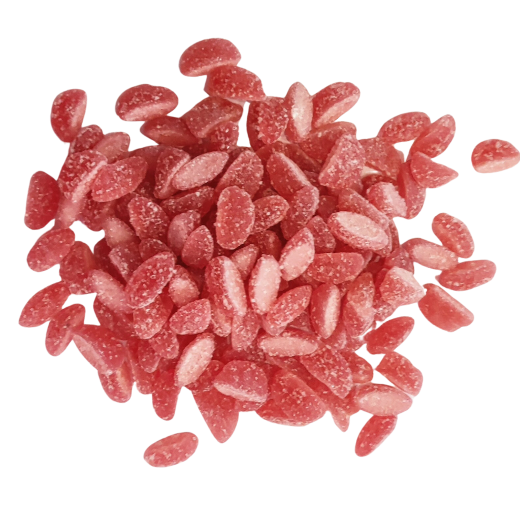 Lozenges with Arabic gum.